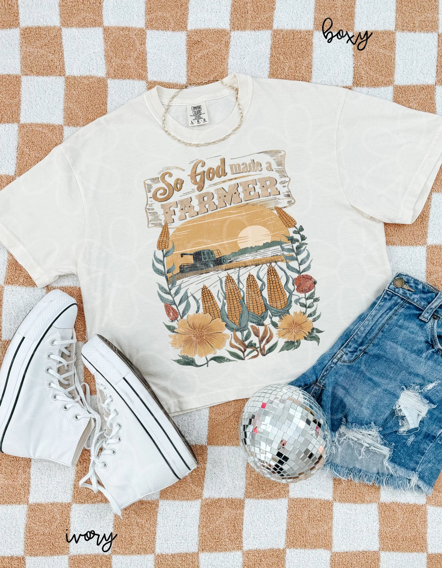 So God Made A Farmer DTF Transfer