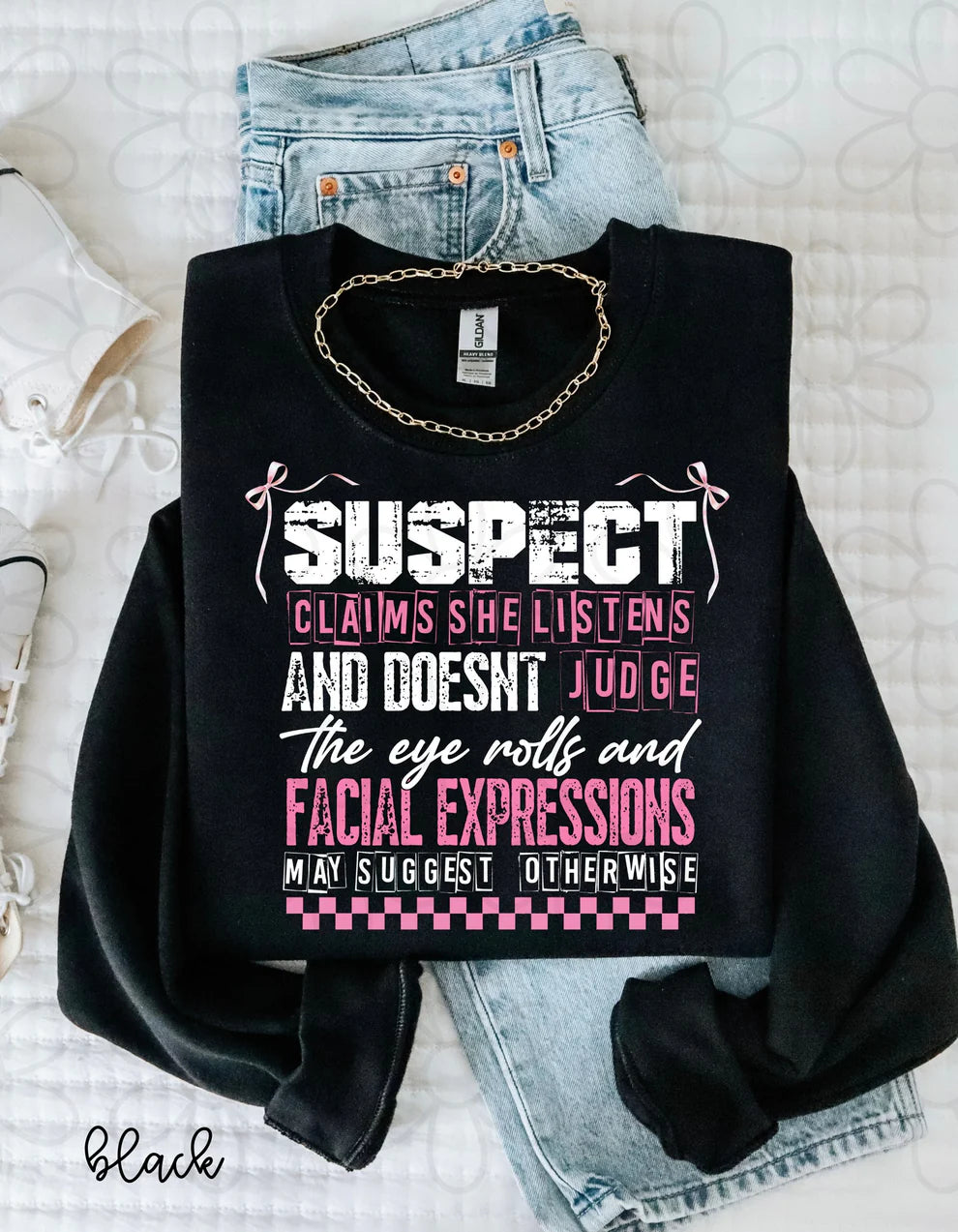 Suspect Claims She Listens And Doesn't Judge DTF Transfer