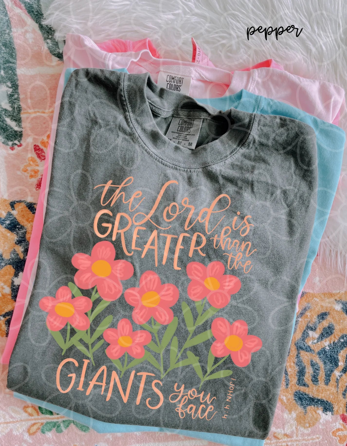 The Lord Is Greater Than The Giants You Face DTF Transfer