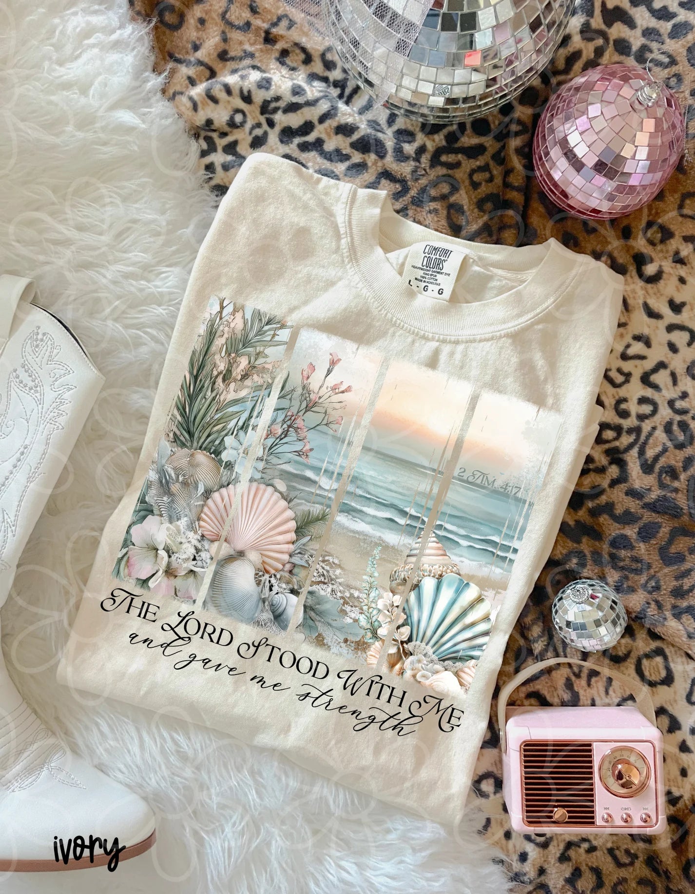 The Lord Stood With Me And Gave Me Strength DTF Transfer