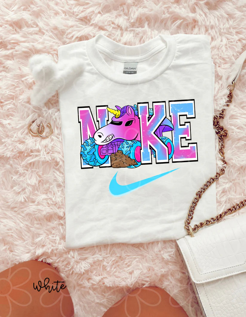 Monster Jam Sparkle Smash Nke DTF Transfer