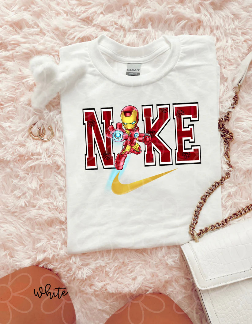 Iron Man Nke DTF Transfer