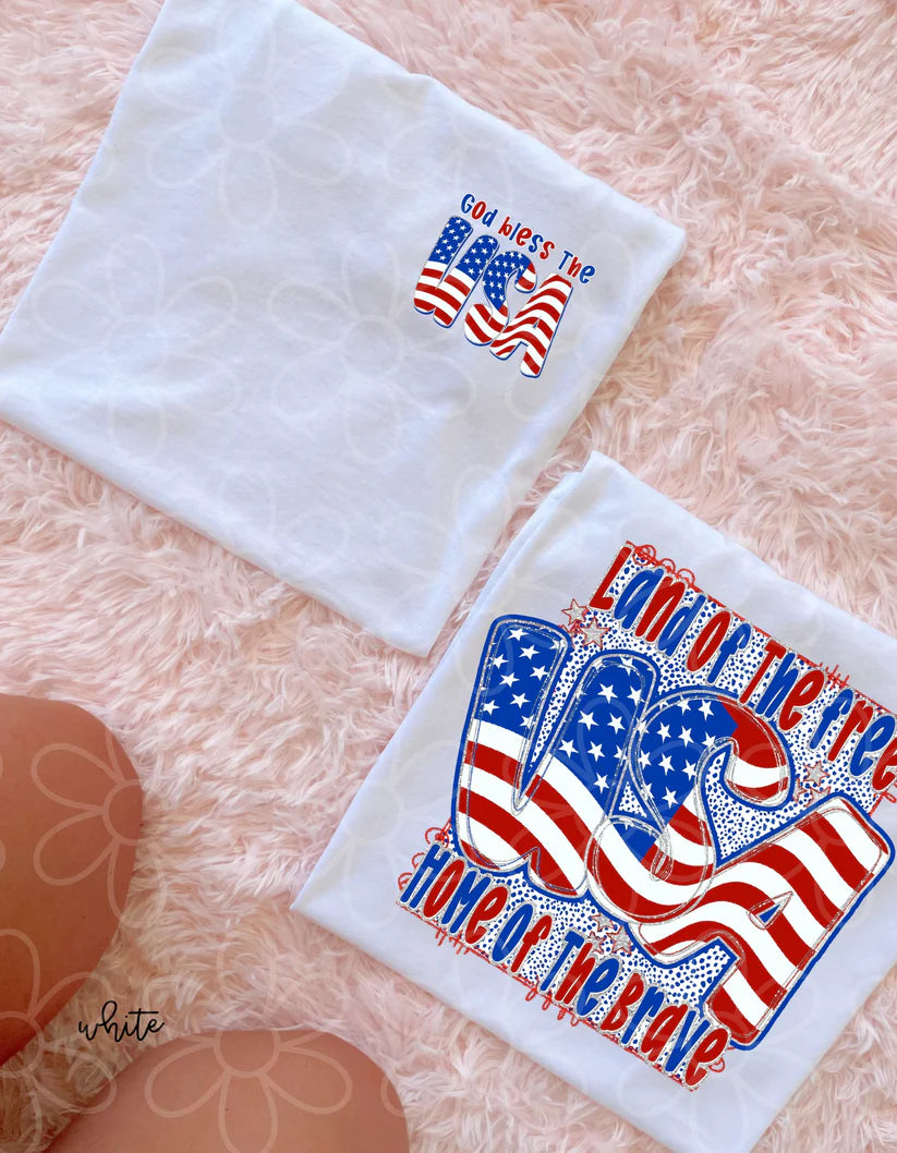 Land Of The Free Home Of The Brave DTF Transfer