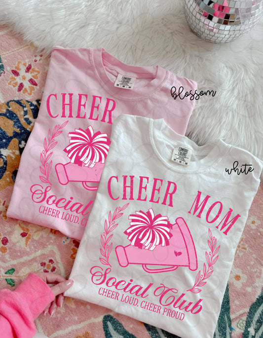 Cheer Mom Social Club DTF Transfer
