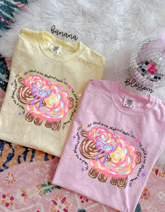 Watercolor The Lord Is My Shepherd DTF Transfer