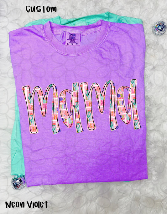 Spring Flower Custom Names DTF Transfer