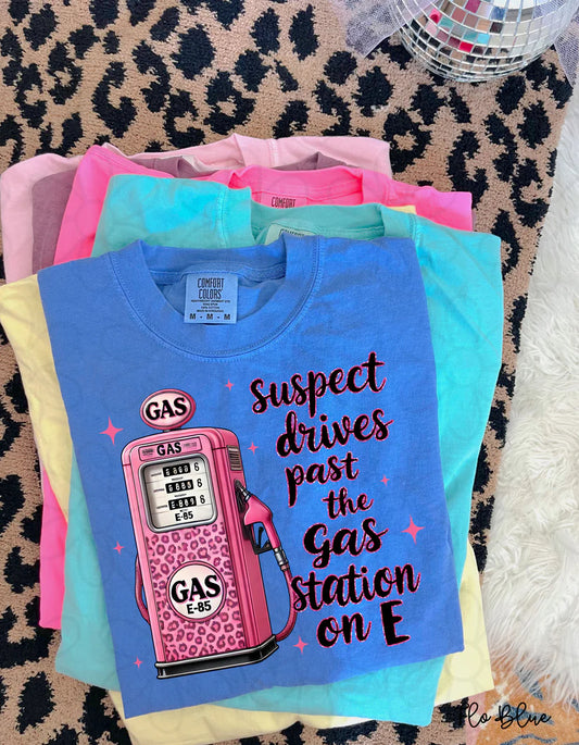 Pink Leopard Suspect Drives Past The Gas Station On E DTF Transfer