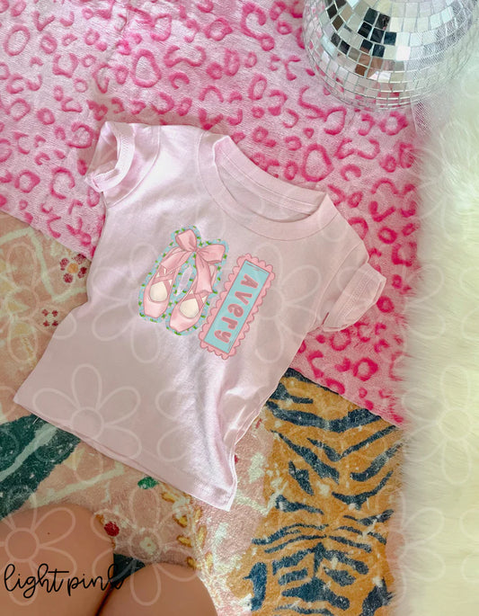 Custom Dance Ballot Shoes DTF Transfer