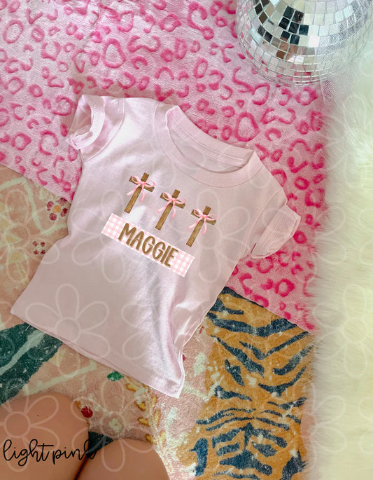 Custom Coquette Cross DTF Transfer