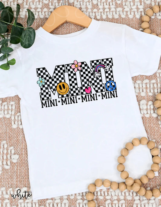 Retro Checkered Mini DTF Transfer