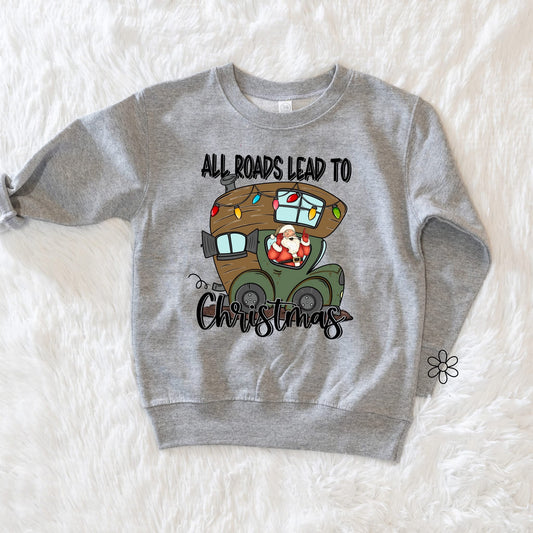 All Roads Lead to Christmas DTF Transfer Only