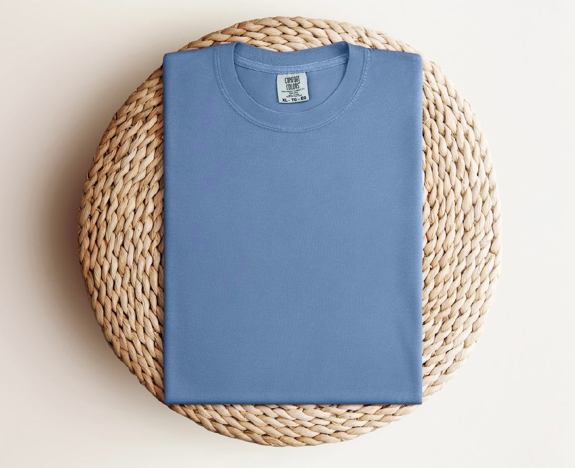 Washed Denim Comfort Color 1717