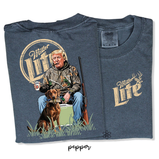 Hunter Trump with Miller Lite