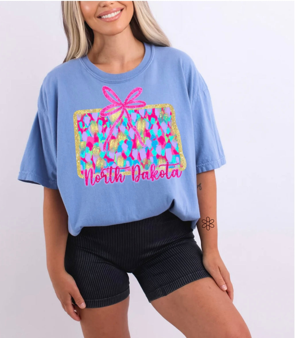 Watercolor States DTF Transfer Only