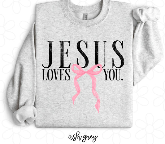 Jesus Loves You DTF Transfer