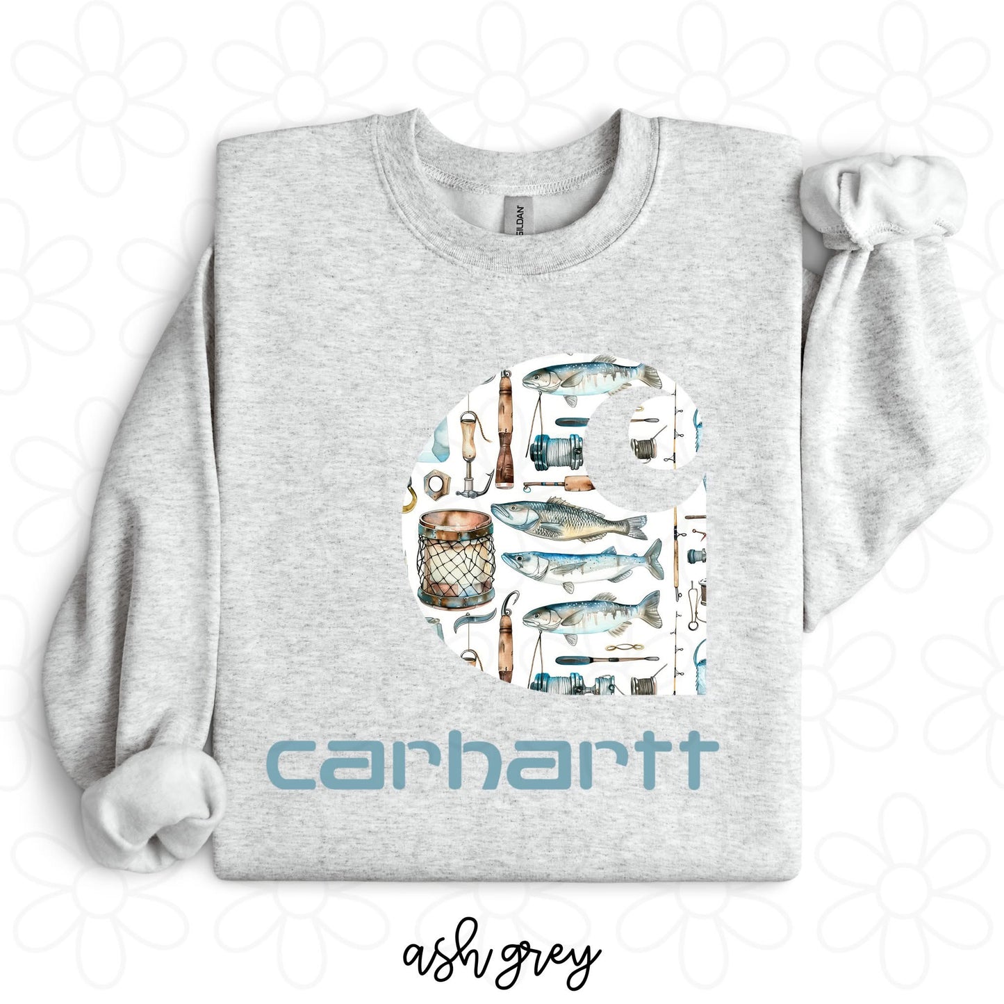 Carhartt Light Fish DTF Transfer