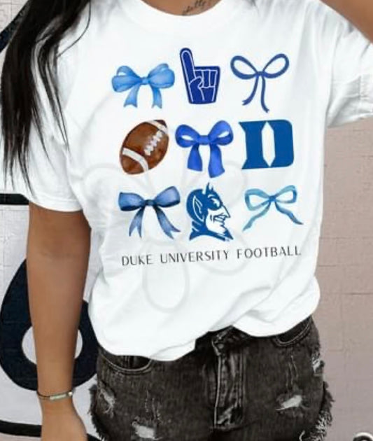 ‘Duke University Football’ 🏈 DTF Transfer Only