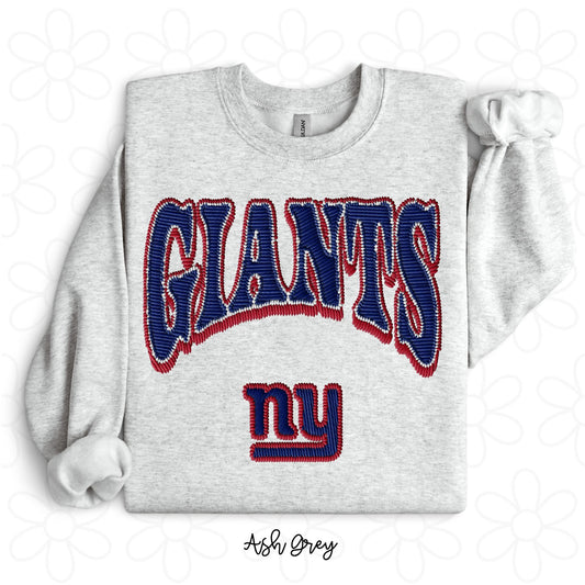 Faux Giants DTF Transfer