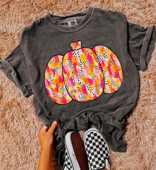Brushstroke Pumpkin Tee