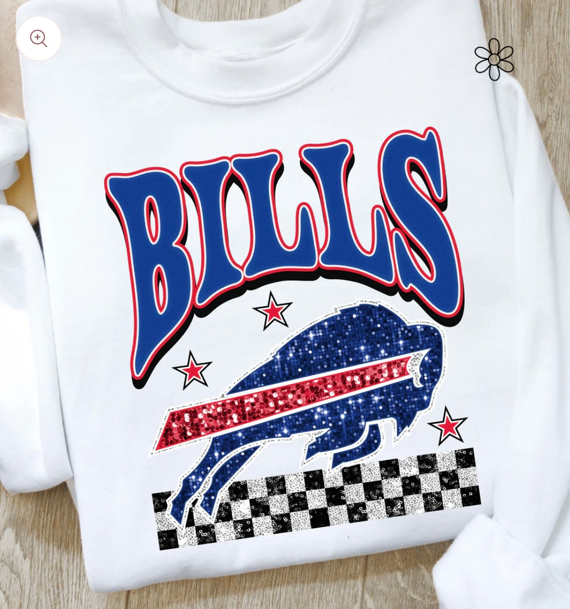 Faux Glitter NFL Teams Multiple Options) DTF Transfer Only