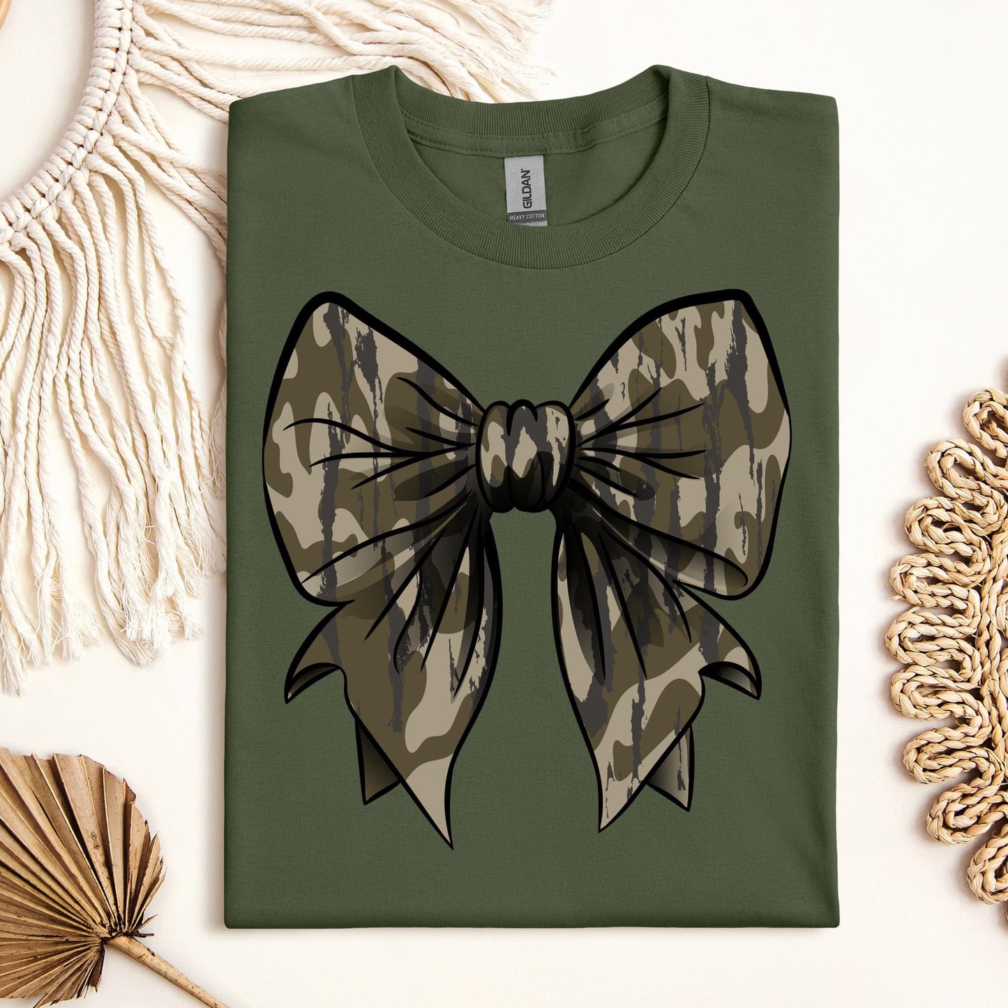Old School Camo Bow Tee