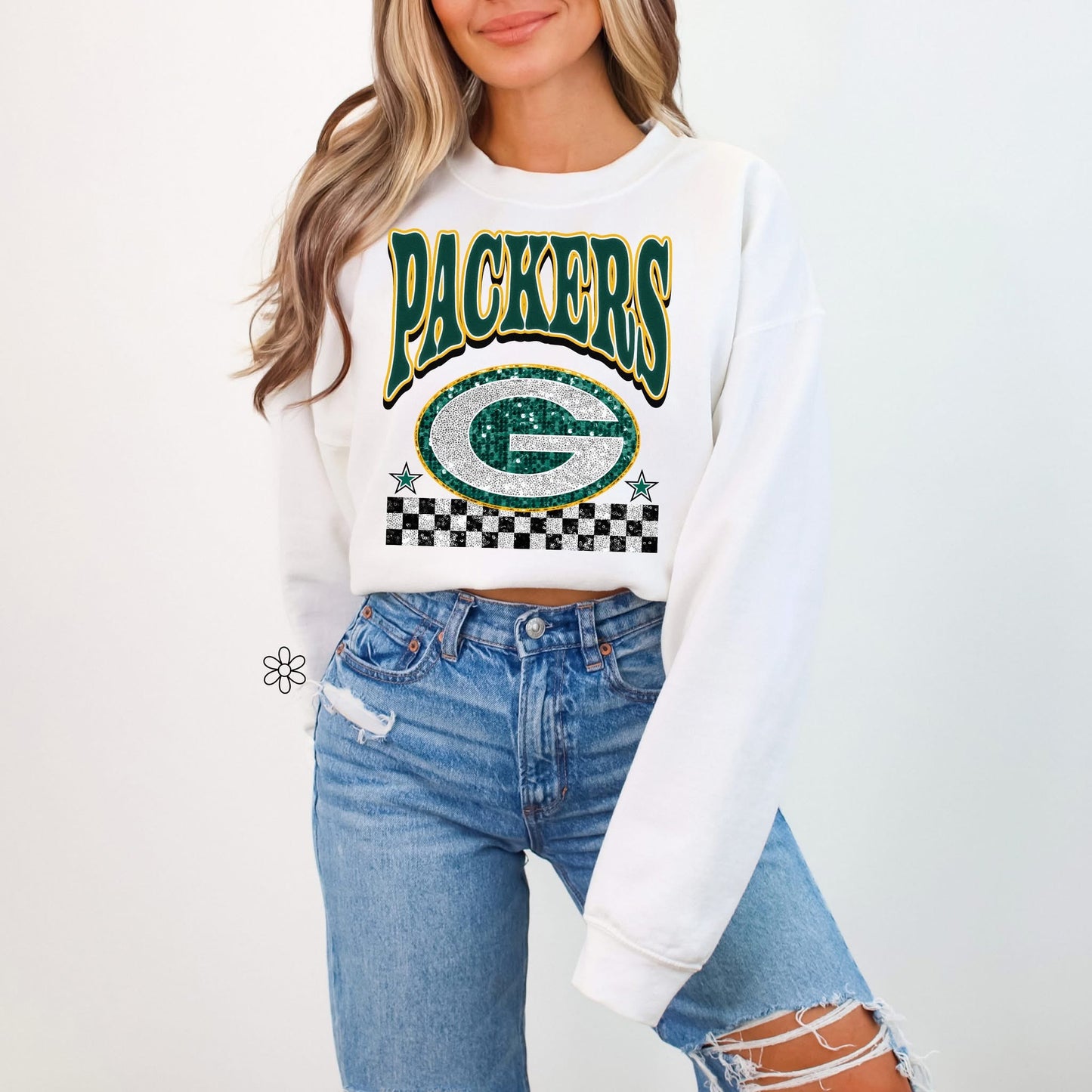 Packers Sparkle DTF Transfer Only