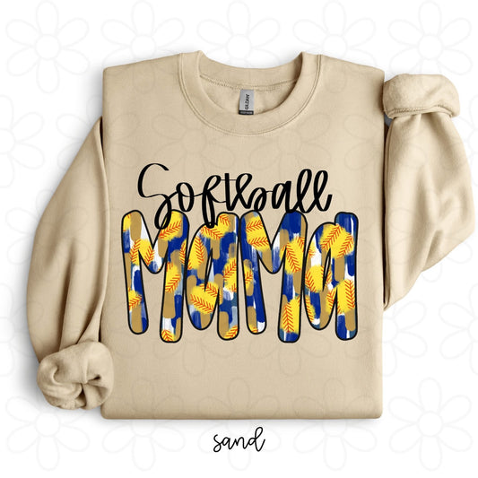 Softball MaMa DTF Transfer