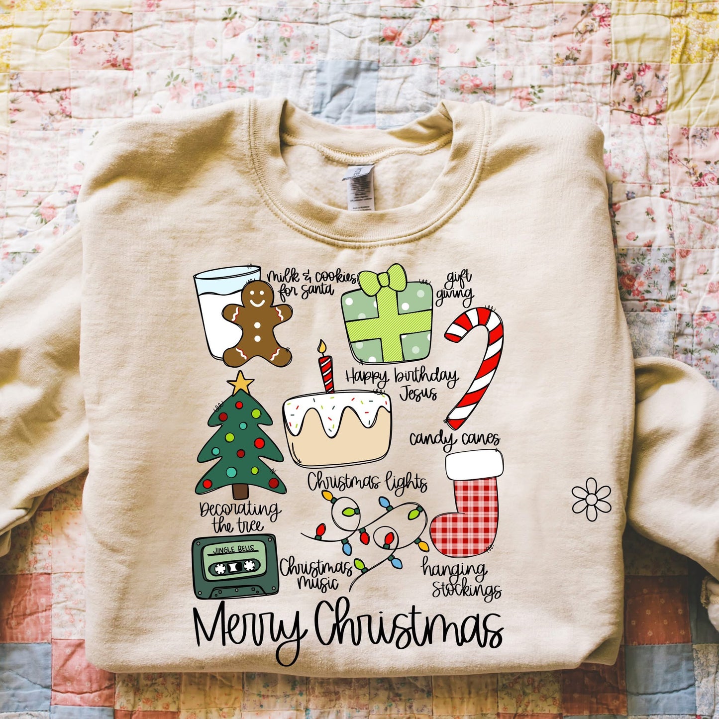 Merry Christmas DTF Transfer Only