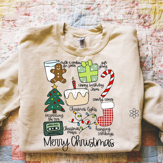 Merry Christmas DTF Transfer Only