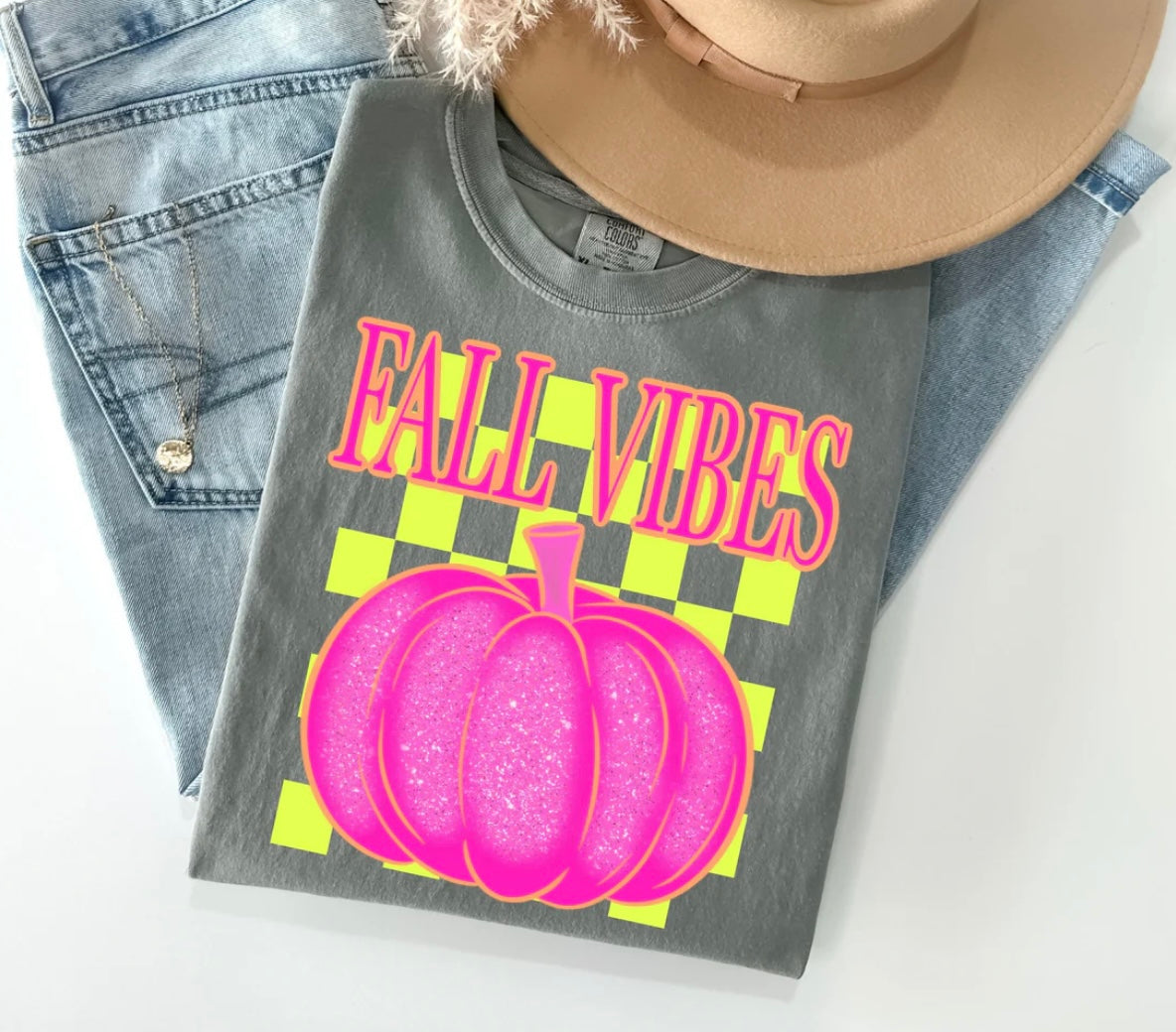 Neon Fall Vibes’ DTF Transfer