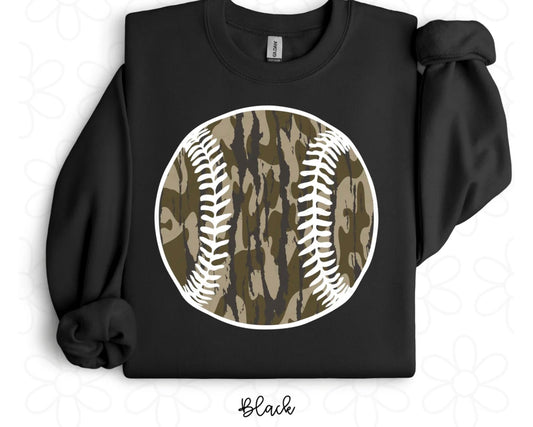 Camo Baseball DTF Transfer