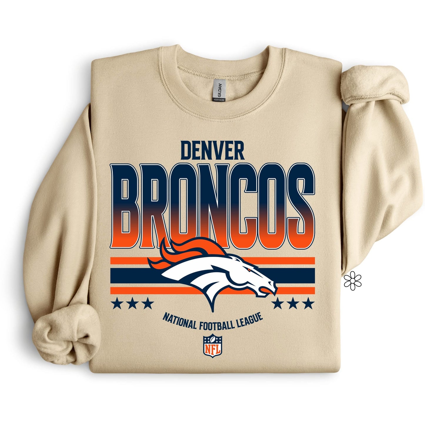 Retro Broncos DTF Transfer Only