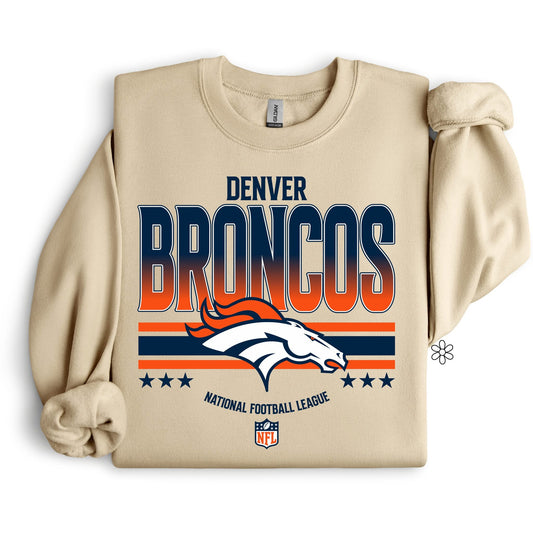 Retro Broncos DTF Transfer Only