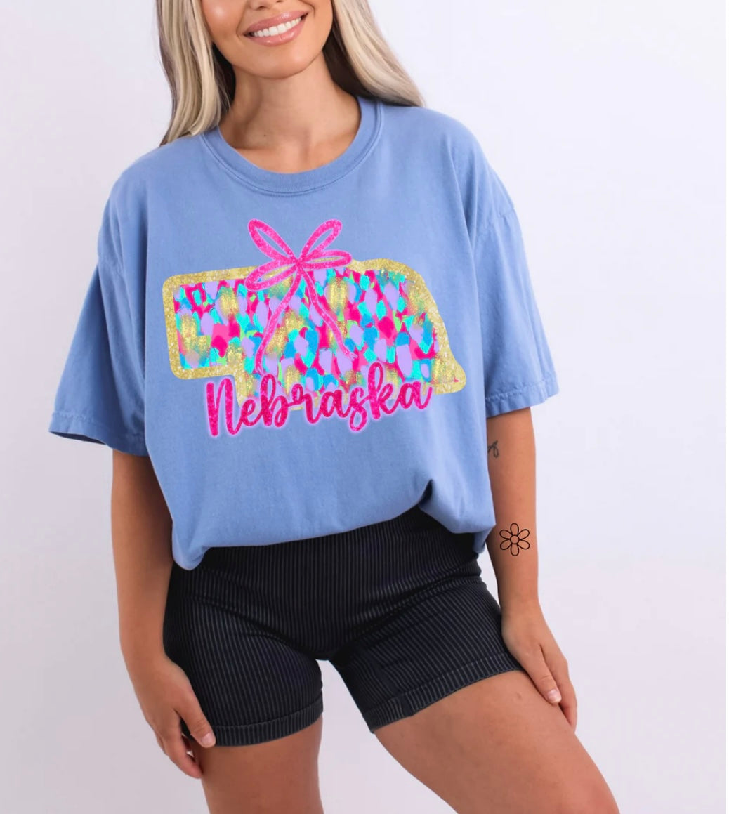 Watercolor States DTF Transfer Only