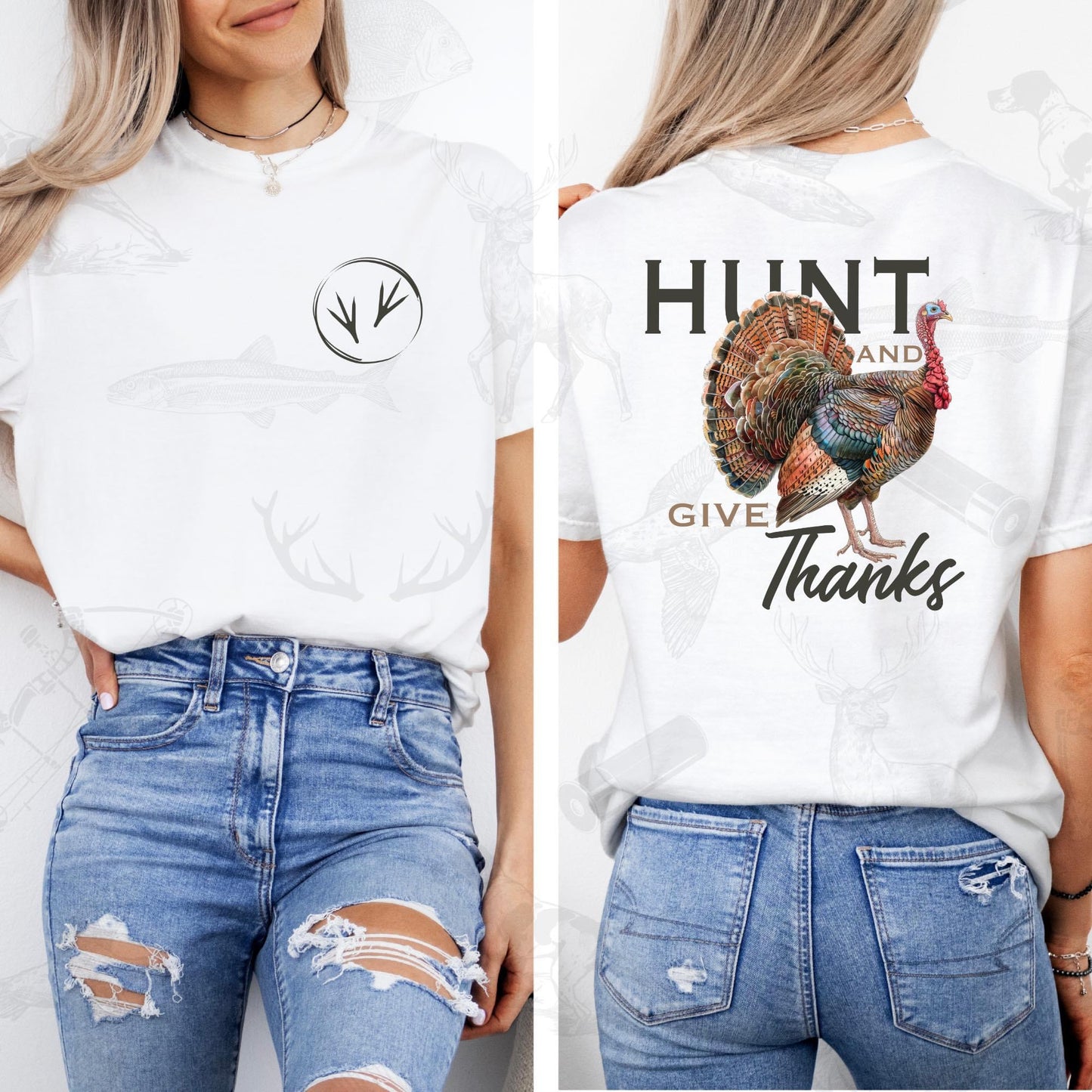 Hunt and Give Thanks Tee