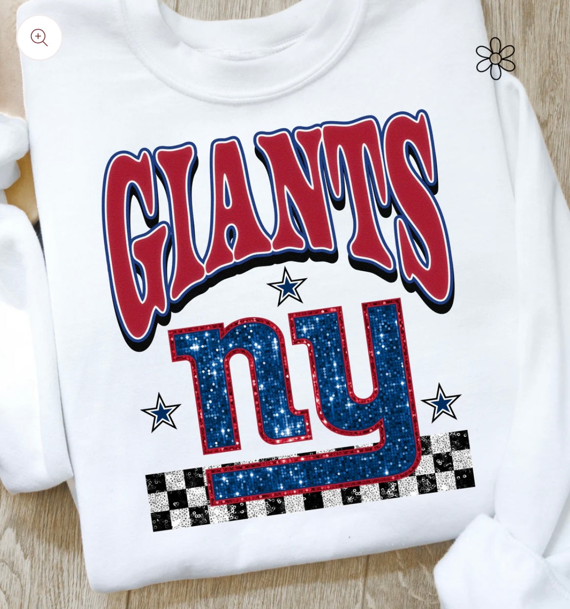 Faux Glitter NFL Teams Multiple Options) DTF Transfer Only