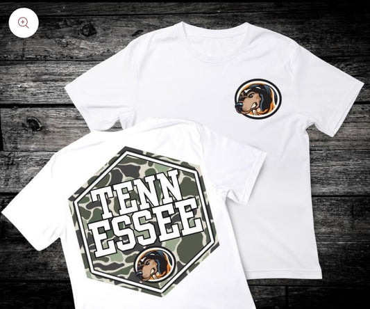 Front & Back Camo ‘Tennessee’ 🏈 DTF Transfer Only