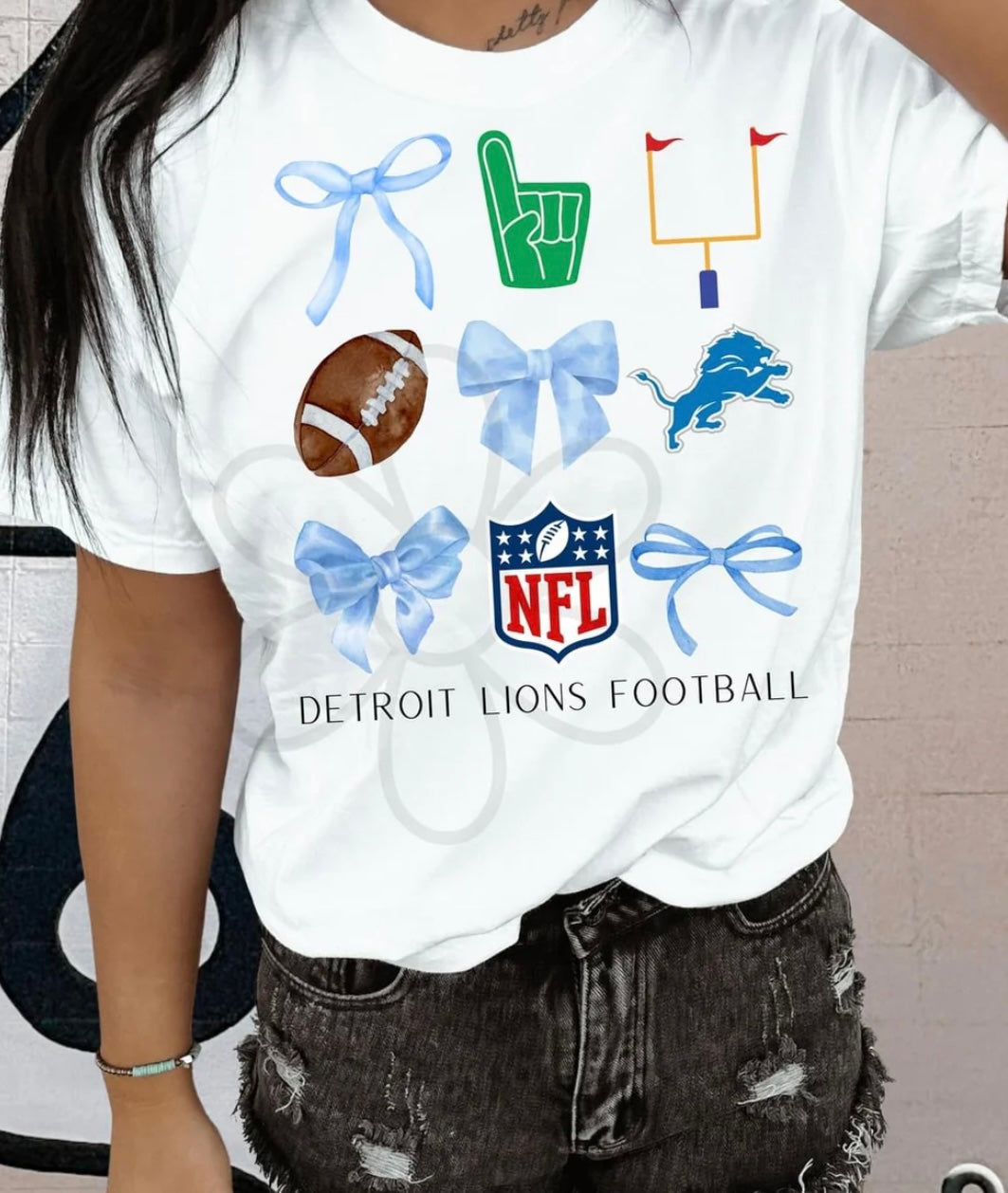 ’Detroit Lions Football’ 🏈 DTF Transfer Only