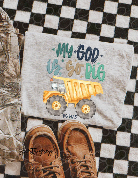 My God Is So Big DTF Transfer