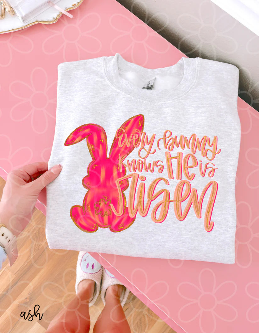 Every Bunny Knows He Is Risen DTF Transfer