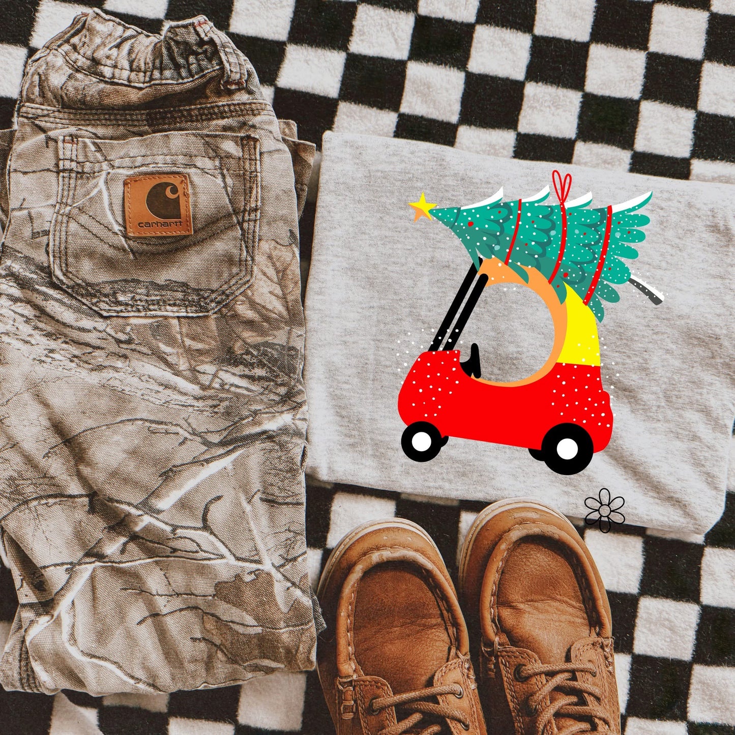 Cozy Coupe Christmas Tree DTF Transfer Only