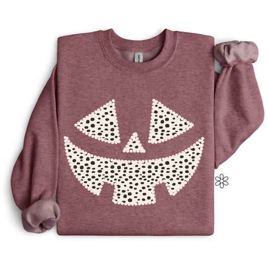 Dalmation Jack-O-Lantern DTF Transfer Only