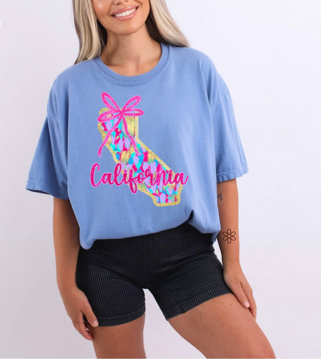 Watercolor States DTF Transfer Only