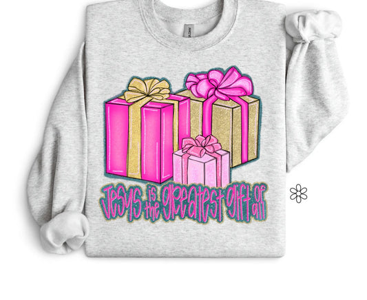 Jesus Is The Greatest Gift Of All DTF Transfer Only