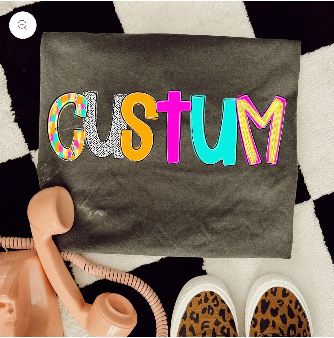 Custom Poppy Alpha Names DTF Transfer Only