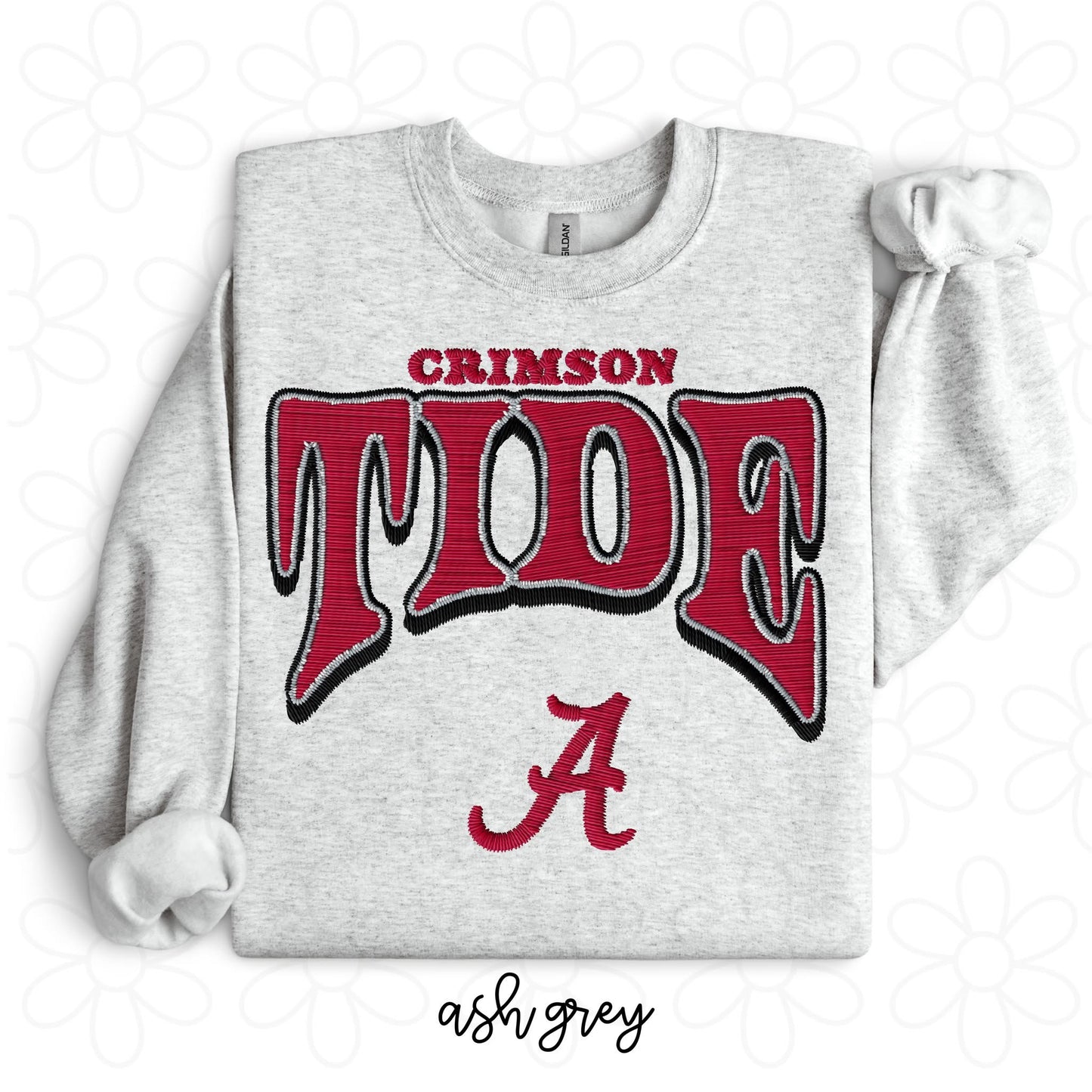Faux Crimson Tide DTF Transfer