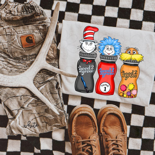 Dr Seuss Good 2 Grow DTF Transfer