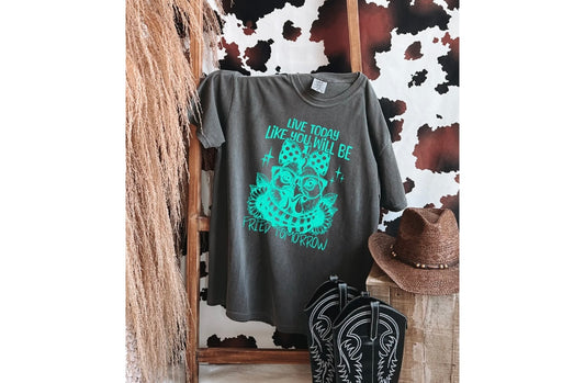 Live Today - SINGLE COLOR SCREEN PRINT