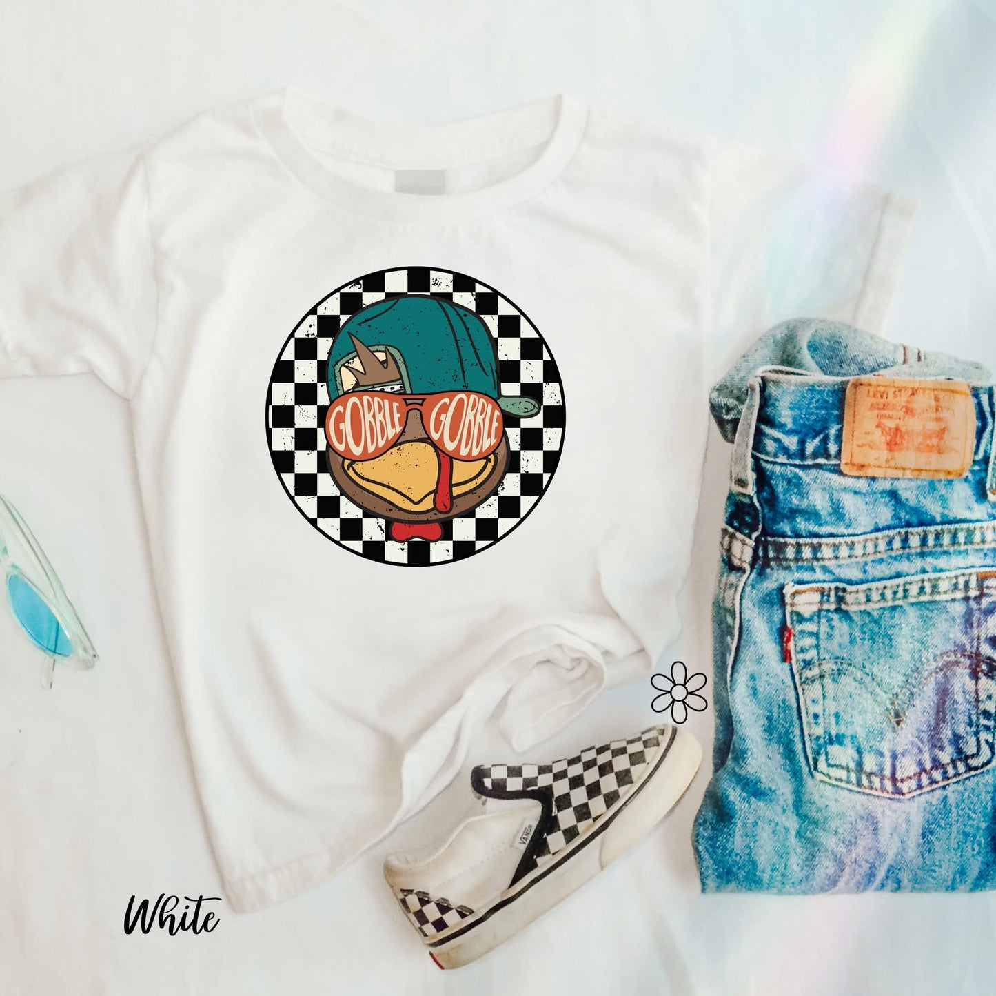 Gobble Gobble Turkey Boy DTF Transfer Only