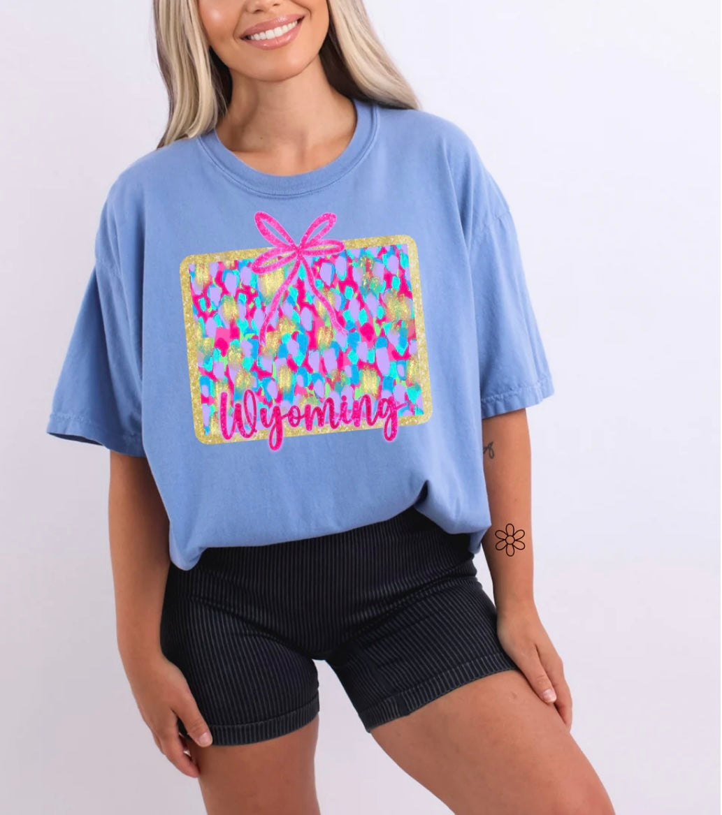 Watercolor States DTF Transfer Only